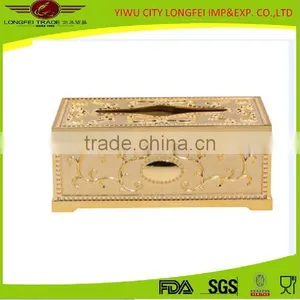 High Quality Zinc Alloy Arab Luxury Tissue Box thumbnail-1