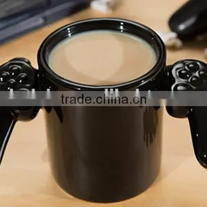 Ceramic Novelty 3D Game Button Double Handle Mugs thumbnail-4