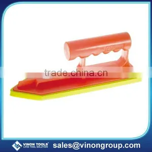 Rubber Grout Float, Pointed Rubber Float With Plastic Handle thumbnail-1