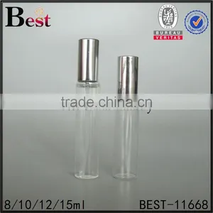 2017 New Products Perfume Bottle 10ml Clear Perfume Bottle 10ml Empty Round Shape Perfume Bottle 10ml With Silver Plastic Cap thumbnail-4