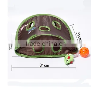 Pet Cat Mice Intelligence Play Toys Bell Tent With 9 Holes Cat Play Tunnel thumbnail-4