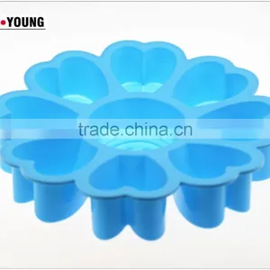 11010 Flower t Shape Silicone Cake Mold thumbnail-3