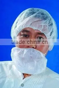 Non-woven Surgical Beard Covers With PP Hats thumbnail-1