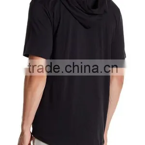 100% Polyester Wholesale Blank T-shirts Hooded Tee Shirts American Apparel T-shirts thumbnail-3