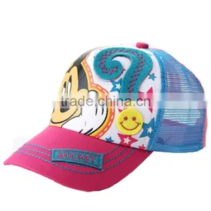 Hot Sale New Fashion Style Kids Trucker Hats Custom Print Baseball Mesh Cap thumbnail-4