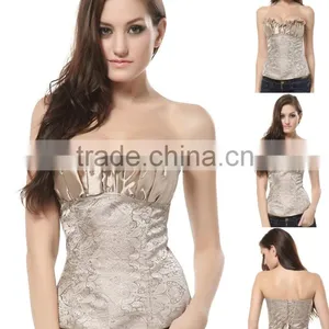 Free Shipping Sweet Princess Red Corset for Sweet Girl thumbnail-3