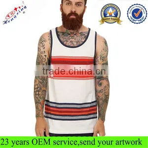High Quality Cheap Custom 100 Cotton Men Tank Top thumbnail-1