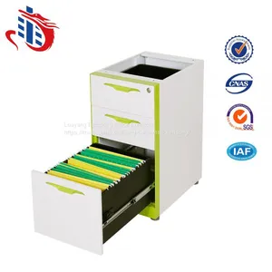 High Quality Under Office Desk 3 Drawers Steel Storage Filing Cabinets thumbnail-4