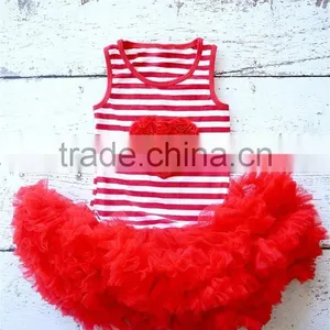 Chiffon Sexy Girls Tutu Skirt Stripe Clothing Suit Goods for Children Clothing thumbnail-1