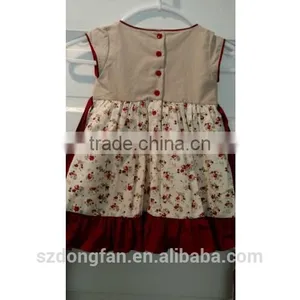 2016 New Hot Sale Style High Quality Well Dressed Wolf Toddler Girl Reindeer Dress thumbnail-4