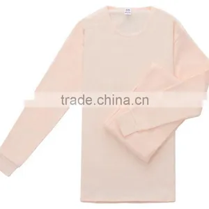 Wholesale Custom Made Sexy Blank Men Women Long Johns Pajamas thumbnail-5
