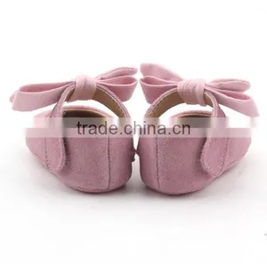 2017 Fashion Pink Color Shoes Soft Leather Baby Shoes Girls thumbnail-5