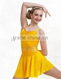 Bandage Dress Hot Yellow Fantasy Costumes Classic Ballet Costumes Satge Ballet Costume for Sale thumbnail-1