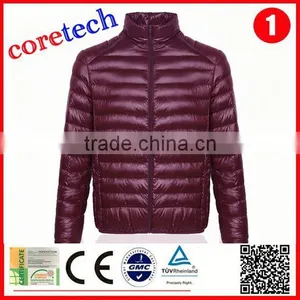 High Quality Cheap Red Outdoor Down Jacket Factory thumbnail-2