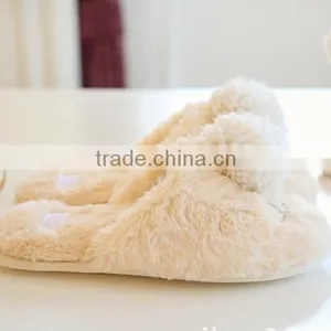 Soft And Light Women Imitation Fur Slippers/Women Plush Slippers/Winter Fake Fur Women Slippers thumbnail-6