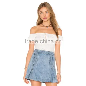 Design Your Own Lace Up Casual Blouse in Different Types thumbnail-1