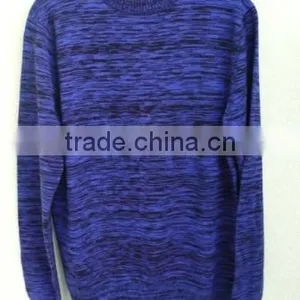 The Round Neck Button Stripes Pullover Casual Men Knitted Sweater Men (Maco Johnston) thumbnail-1
