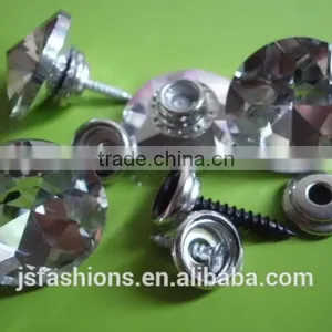 Fashion Crystal Buttons for Sofa Bed Furniture With Snaps Base thumbnail-1