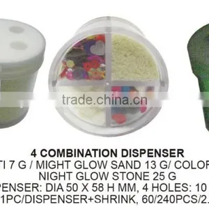 COLORFUL LASER SEQUIN W/ 4 HOLES DISPENSER thumbnail-3