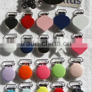 1" Pacifier Suspender Clips Custom Soccer Ball Suspender Clip Mixed Colors thumbnail-6
