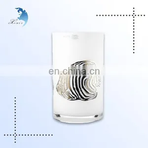 Unique Design Printed 300ml Handmade Glass Coffee Drinking Cup thumbnail-1