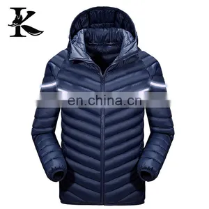 Fashion Men Black Coat Lightweight Windbreaker Padding Down Jackets thumbnail-2