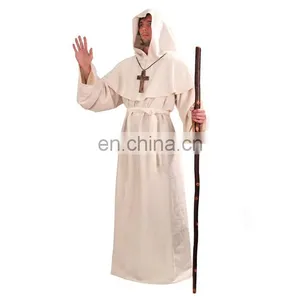 PCA-0288 Carnival Party Monk Costume White Monk Costume thumbnail-1