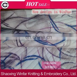 Shaoxing Winfar Drop Needle Interlock Polyester Cotton Flower Pigment Custom Printed Fabric thumbnail-1