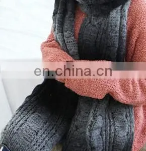 Woolen Knitting Colorful Long Scarf Trending Scarves Women Winter Popular Warmer Fashion Scarves thumbnail-5