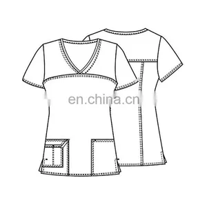 Beautician Clothing Fashion Slim Nurse Uniform Hospital Clothes thumbnail-4
