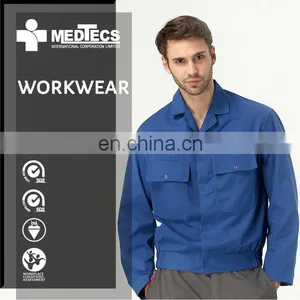 Red High-visibility Anti-static Safety Work Jackets Workwear thumbnail-3