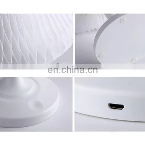 Color Changing Shape Changing USB Desk Lamp Rechargeable LED Table Lamp, Paper Folding Night Light, Bedroom Party Bedside Lamp thumbnail-2
