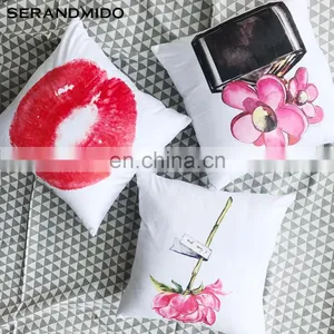 New Trendy Products Throw Pillow Case Hand-painted Custom Cushion Cover thumbnail-1