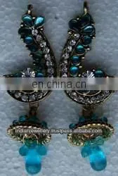 Fashion Jewelry Rhinestone Earrings Manufacturer, Fashion Jewellery Rhinestone Earrings Exporter thumbnail-1