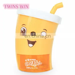 Fashion Customized Logo Novelty Pencil Sharpeners Plastic Cup Shapes Mini Knife Sharpener Stationery Wholesale From China thumbnail-4