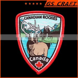 Washable,Eco-Friendly Feature and Woven Technics Low Price Woven Patch thumbnail-6