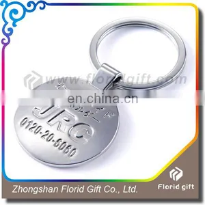 Stock Cheap Price Metal House Shape/round Keychain With Custom Logo thumbnail-4