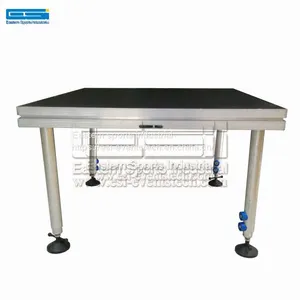 Decent 4x8 Acrylic Riser Folding Adjustable Cheap Aluminum Crystal Wedding Used Portable Staging Retractable Stage Platf thumbnail-2