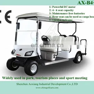 Cheap 6 Seater ce Approval Electric Car for Sale From Golf Cart Factory Sale (AX-B4+2) thumbnail-1