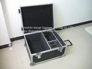 Black Aluminum Tool Case Bag (MDF+PS) Panel With Aluminum Frame thumbnail-1