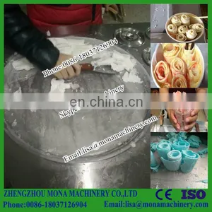 Fried Ice Cream Machine Two Secop Compressors Single/ Double Flat Pan Round/ Square Flat Pan Fried Ice Cream thumbnail-5