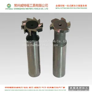 WTFTOOLS Manufacturer Non-standard Tungsten Carbide Dovetail End Milling Cutter Tools thumbnail-3