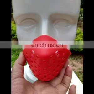 Red Shaping Spiderman Faceshell With Environmentally Friendly Silicone Material for Breathing thumbnail-3