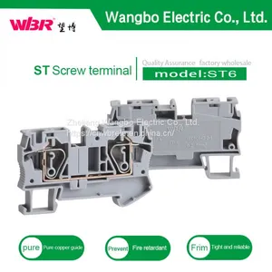 Spring Terminal Screw Terminal Block ST6 Pure Copper Connector thumbnail-1