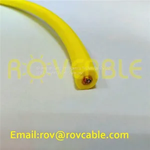 1 Twisted Pair 1*2*0.2mm2 ROV Cable 1 Twisted Pair RS485 Signal Wire Neutrally Buoyant Rov Tether Cable thumbnail-1