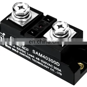 GOLD Solid State Relay SAM40120D 120A Industrial Grade Single Phase DC Controlled AC SSR thumbnail-4