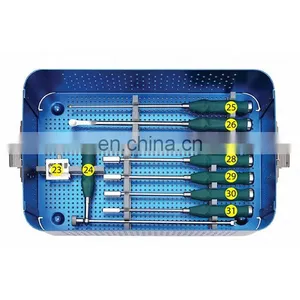 Excellent Quality Instrument Orthopedic PLIF Peek Cage & Lumbar Titanium Cage Instrument Set General Surgery Instrument Set thumbnail-7