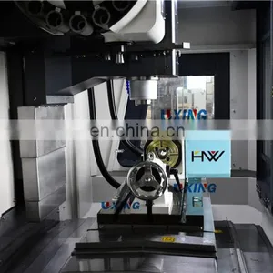VMC650 New Arm Type Atc Cnc Metal Vertical Milling Machine Machining Center High Precision Fresadora 4th Rotary With Tailstock thumbnail-5