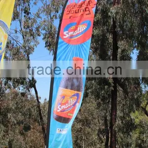 no Moq Any Logo Custom Advertise Feather Flag , Promotion Teardrop Beach Flag thumbnail-1