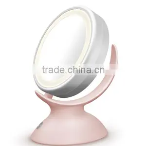 Battery Supply Lighted Desktop Makeup Mirrors thumbnail-5